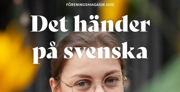 Pärmbild av magasinet Det händer på svenska