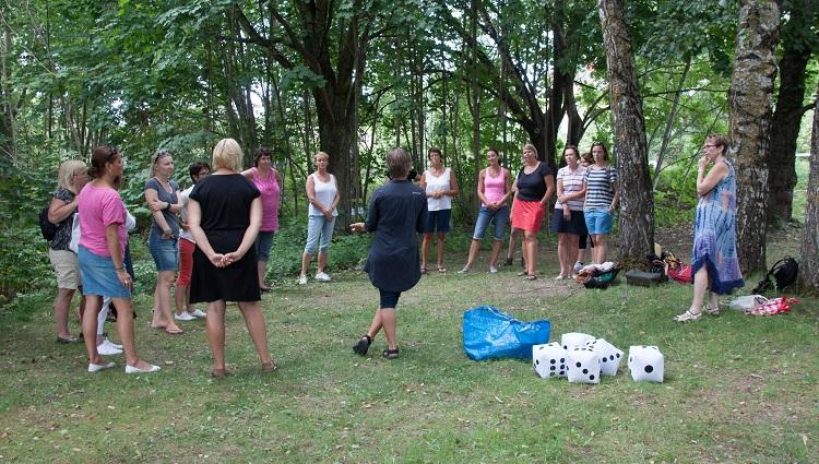 Pedagoger utbildar sig i utomhuspedagogik