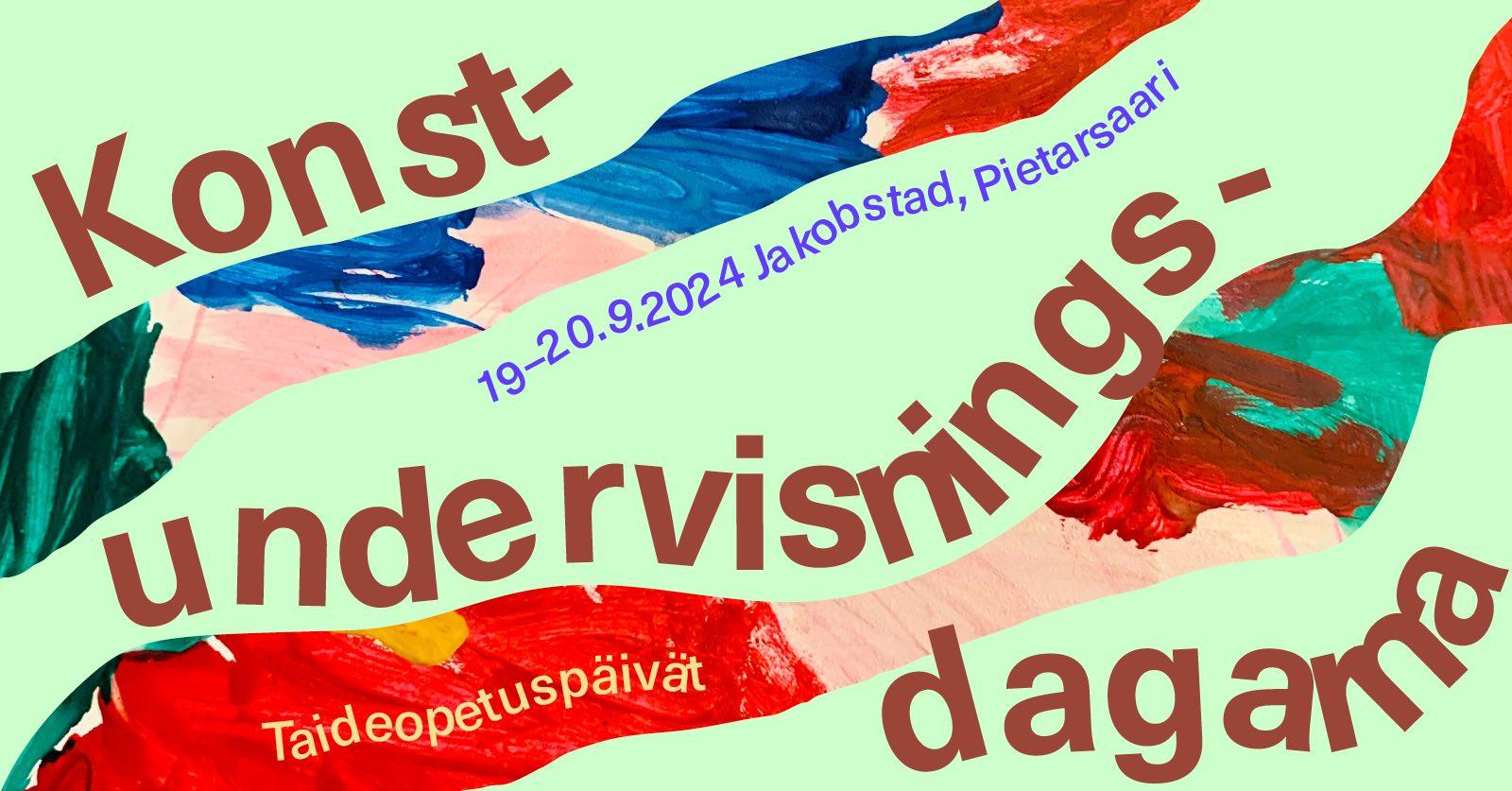 Konstundervisningsdagarna 19–20.9.2024